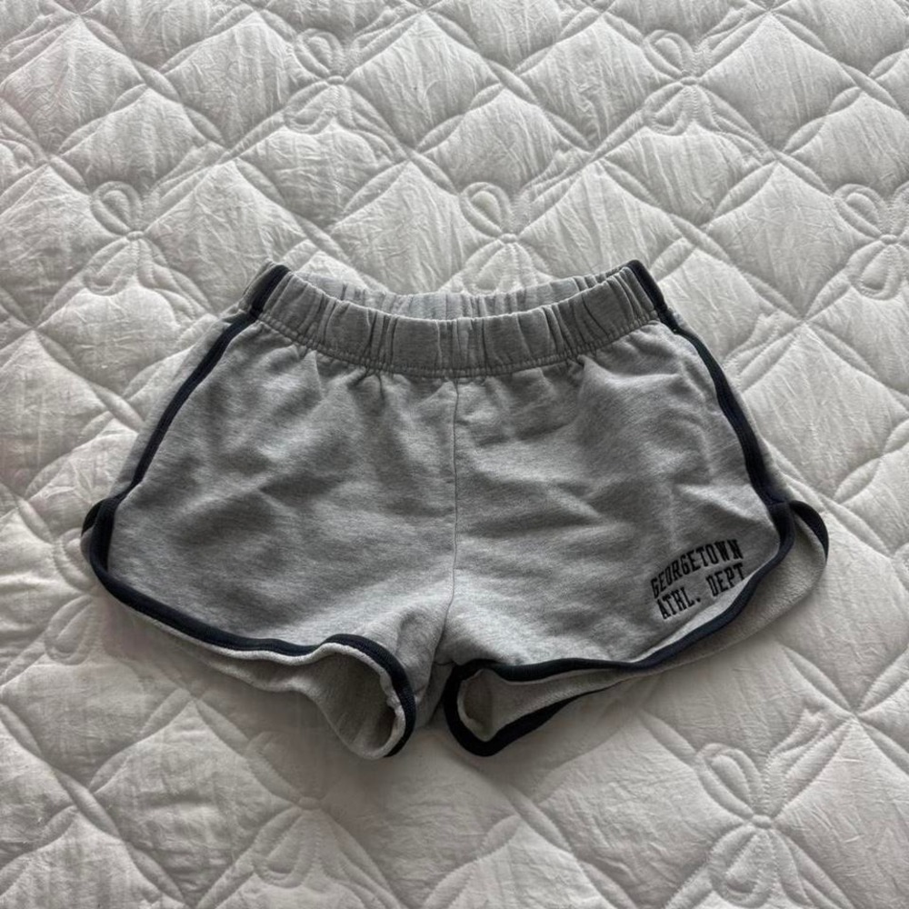 grey and navy brandy Melville sweatshorts